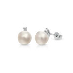 orecchini di perle e diamanti
