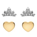 Orecchini bambina Princess in argento 925 - Disney