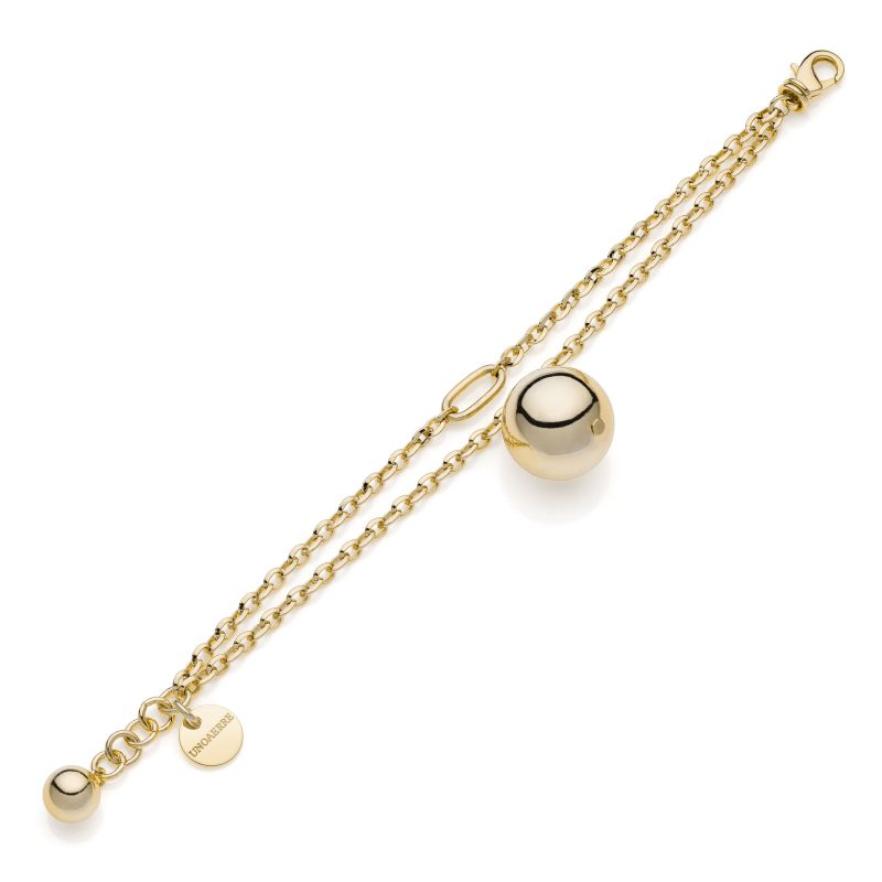 bracciale UNOAERRE con ciondolo a sfera